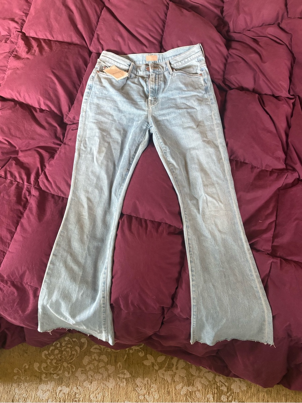 MOTHER NWT The Weekend Fray Mentally Elsewhere Jeans (28)